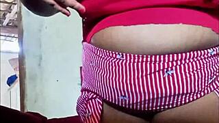 Chubby churchgoer accidentally sends her naughty homemade ass video to the group