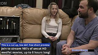 stacy shepard spreads shaved pussy for dr tampa's first gyno exam?