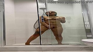 Pretty Teen Roxy Moans in Shower Masturbating Her Cute Naked Body with Toys