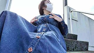 married woman sneaks outdoor masturbation thrill