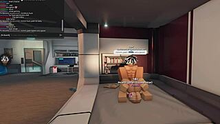 innocent roblox bitch finally takes huge monster cock rough!