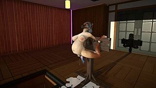 furry cat dildoes pump up wild cum inflation