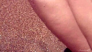 hey gorgeous 18+ teen agnes, why tease us undressing your naked body in the ocean like that?