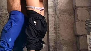 Hermanastra skips college for sneaky outdoor fuck