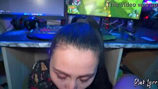 i begged my girlfriend neighbor to suck my huge cock and swallow pov