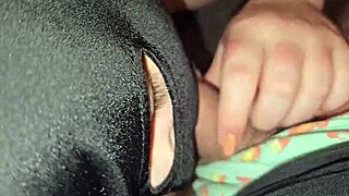 BBW smokes flaunts huge natural tits in homemade tease