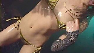 Graceful Japanese Dancer Performs Traditional Moves