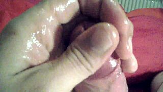 oiled homemade solo i cum so much it overflows everywhere ughhh