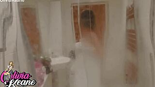 i watch hot neighbour shower her big natural tits