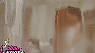 i watch hot neighbour shower her big natural tits
