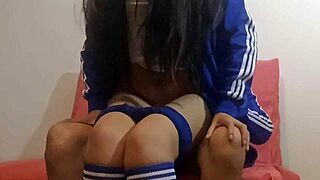 Class slut student shakes her hot ass begging for my cock during movie night.