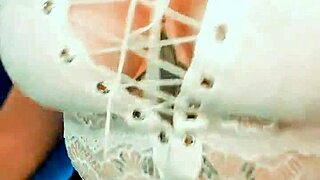 cute cosplay whore smiles on webcam