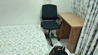 desi office madam seduces friend for secret hindi sex session