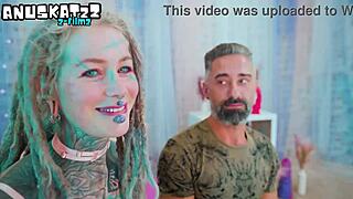 Anal Hippie Punk Gape ATM Facial from Huge Cock