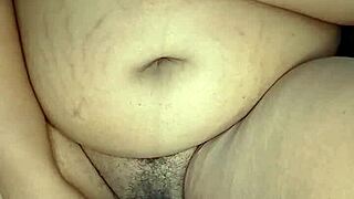 i can't stop watching this ebony stepmom finger her wet pussy