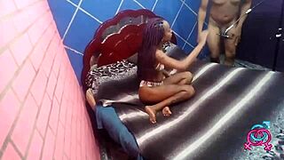 Skinny Latina Teen Bent Over Anal Doggy Family Fuck