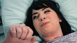 Bound Possessed Babe Gaped In Bizarre Ghost Gangbang Orgy