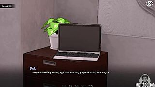 bunkered with petite femboy shemale dildo handjob cumshot play