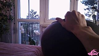 Stepsister's juicy ass ignites yoga horniness