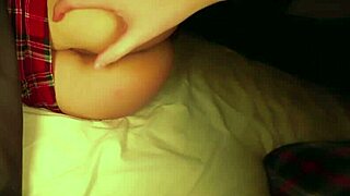 Pajama Clad Stepmom's Big Pussy Lips Gape During Bed Fisting Creampie