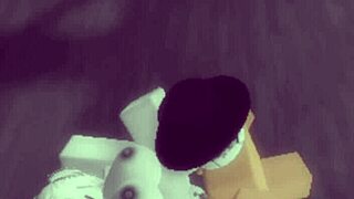 Fucked Stranger Hard Cowgirl Cumshot In Roblox!