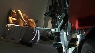 milf in golden heels licks cock then gets fucked 😍👠💦