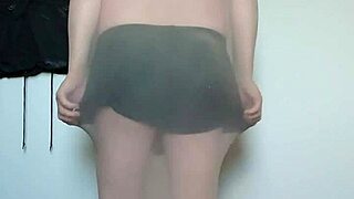 carmen nylonjunge wraps body in sheer nylons teasing