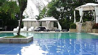 latina couple tutorial saves explosive sexual energy