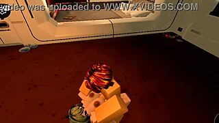 My Roblox friend uses my big tits to cum