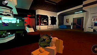 My Roblox friend uses my big tits to cum