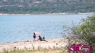 amanda luxor horny cuban babe picks up big cocks public outdoor rough deepthroat