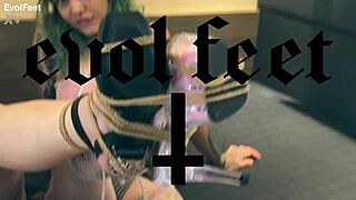 goddess binds you for foot worship heels and deepthroat domination