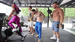 hayley quinn takes our triple penetration creampie gangbang orgy