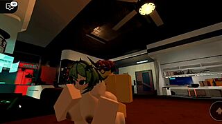 My Roblox friend uses my big tits to cum