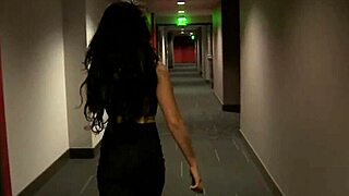 A busty babe delivers footjob fetish action ending in explosive cumshot on her feet and toes