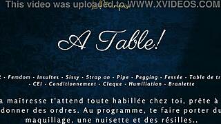 a table french audio femdom milking table sissy cei oh god i need it now
