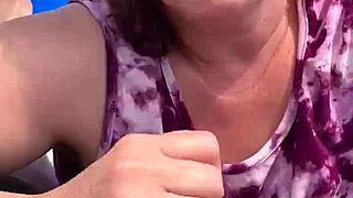 Nicebigddd Milf Sucks Huge Cock Outdoors Public Cumshot