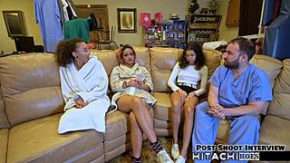 Prisoner forced into hitachi orgasms by dominating lesbians channy crossfire