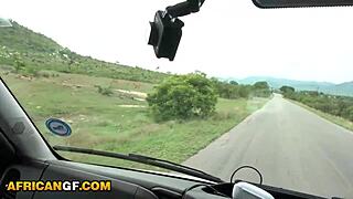 pretty african 18+ gf risky outdoor bwc deepthroat facefuck bent over doggystyle 😏🌳🍆