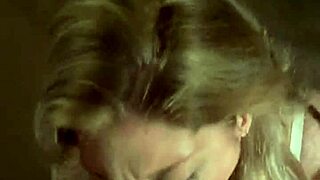 sexy milf deepthroats husband huge cock to cumshot climax