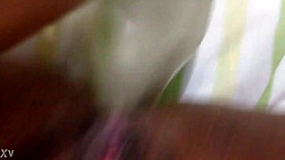 Hey 😏 this hot Venezuelan escort in Caracas fingers her wet Latina pussy with toys! 🔥