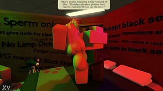 innocent blonde snowbunny wrecked by monster bbc on roblox!