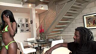 Nileya Pushes Out Creampie Leaking Down Shaved Ebony Ass 😍🔥