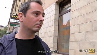 Hunt4k. Sweet revenge right in front of her boyfriend! Pickup teen licks old cock for cash on hidden cam!