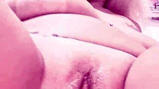 latina milf plugs ass flashes dildo solo tease