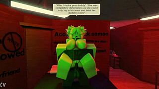 innocent blonde snowbunny wrecked by monster bbc on roblox!