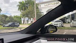 Sexy Nympho Hayley Davies Rides Luke Cooper's Cock in Wild Outdoor Fuck