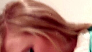 satine spark young blonde fucks client with shaved pussy skills