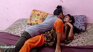 Indian Skinny College Girlfriend Seduces Boyfriend For Hardcore Fuck