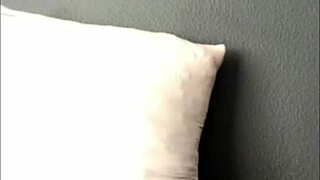 ebony babe 18+ squirts huge tits dildo play in lingerie first time